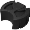 Rain Wizard 50 Rain Barrel Stand Black -Gardeners Edge Sales rw50st blk