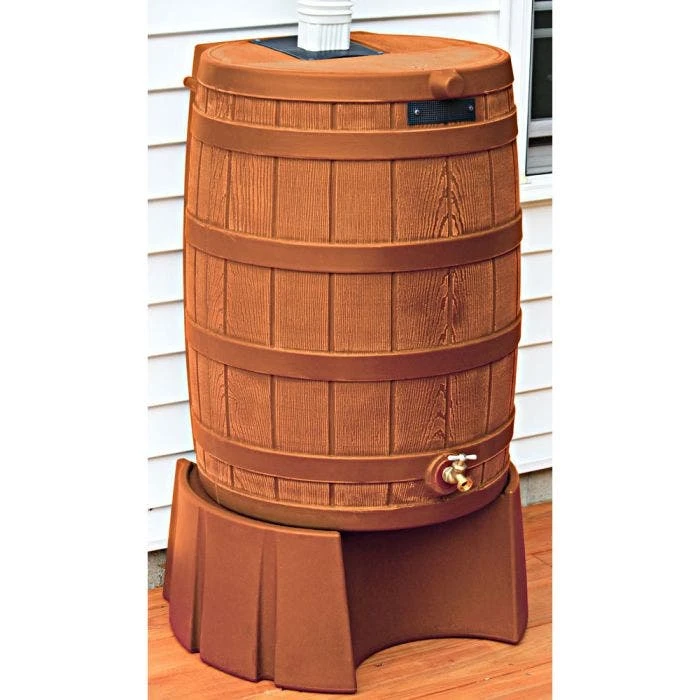 Rain Wizard 50 Rain Barrel Stand Black 4 Rain Wizard 50 Rain Barrel Stand Black - Image 2