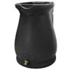 Rain Wizard Urn With Planter Black -Gardeners Edge Sales rwurn blk