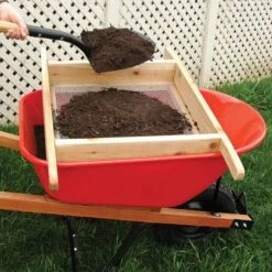 Wheelbarrow Sifter For Compost And Soil -Gardeners Edge Sales s22 2