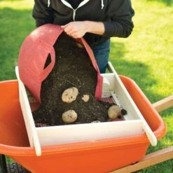 Wheelbarrow Sifter For Compost And Soil -Gardeners Edge Sales s22 3