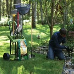 Vertex Super Duty Lawn And Garden Tool Box On Wheels -Gardeners Edge Sales sd490 7