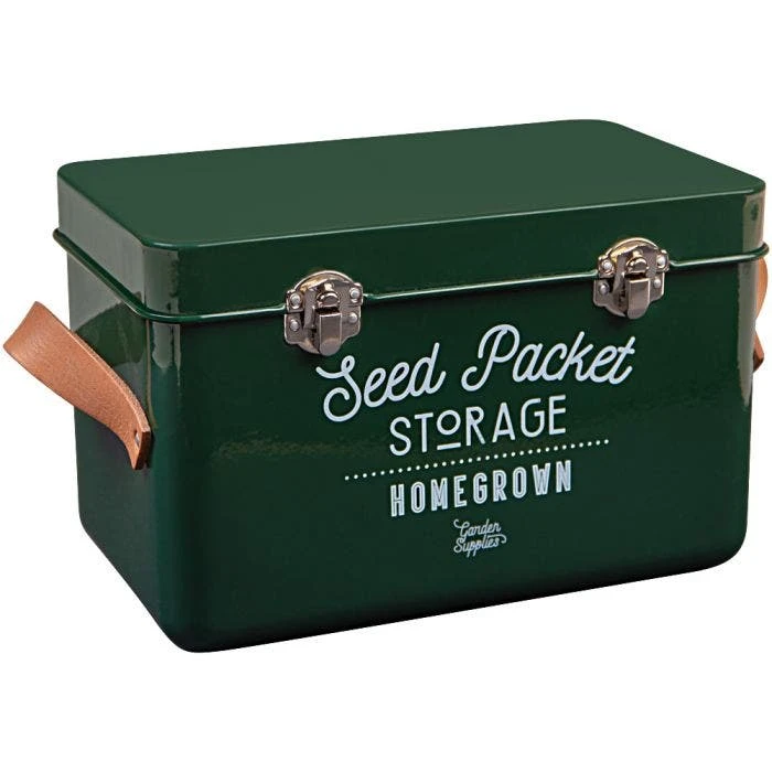 Seed Packet Organizer Storage Tin 3 Seed Packet Organizer Storage Tin