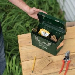 Seed Packet Organizer Storage Tin 18 Seed Packet Organizer Storage Tin -Gardeners Edge Sales sotg 6