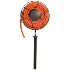 Full Rotation Free-Standing Hose Swivel Reel, Anti-Rust Steel -Gardeners Edge Sales sr360 2