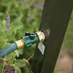 Full Rotation Free-Standing Hose Swivel Reel, Anti-Rust Steel -Gardeners Edge Sales sr360 5