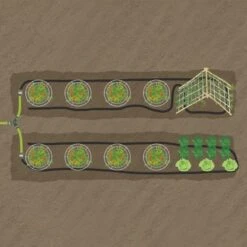 Leonard Simple Soak Garden Row Watering Kit -Gardeners Edge Sales srk100 3