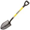 Toolite Round Point Shovel With Perforated Blade And D-Grip Fiberglass Handle -Gardeners Edge Sales stl27 4