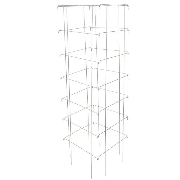 Galvanized Tomato Cages, 58in X 18in, 2-Pack 4 Galvanized Tomato Cages, 58in X 18in, 2-Pack - Image 2