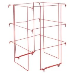 Red Powder Coat Tomato Cage Extenders, 24in X 18in, 2-Pack For TCR582 Tomato Cage