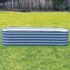 Vego 6-in-1 Modular Metal Raised Bed, Modern Grey -Gardeners Edge Sales vb6n1 gr 1 1