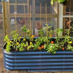 Vego 6-in-1 Modular Metal Raised Bed, Modern Grey -Gardeners Edge Sales vb6n1 gr 6 1