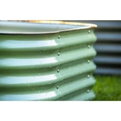Vego 9 In 1 Modular Metal Raised Bed, Olive Green -Gardeners Edge Sales vb9n1 og 4