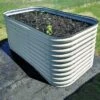 Vego Extra Tall 9 In 1 Modular Raised Bed, Pearl White 2 Vego Extra Tall 9 In 1 Modular Raised Bed, Pearl White -Gardeners Edge Sales vbt9n1 wh 1 1