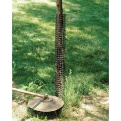 Leonard Rigid Plastic Mesh Tree Guards 4 Inch Diameter -Gardeners Edge Sales vp bg 6