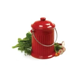 Odor-Free Compost Keeper Ceramic Crock With Filter 1 Gallon 9 Odor-Free Compost Keeper Ceramic Crock With Filter 1 Gallon -Gardeners Edge Sales vp cx93 2
