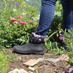 Womens Muckster II Mid Muck Boots Black -Gardeners Edge Sales vp g5014 8