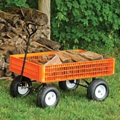 Leonard Utility Wagon, 30in X 46in X 7.5in Tray -Gardeners Edge Sales vp gw45 3
