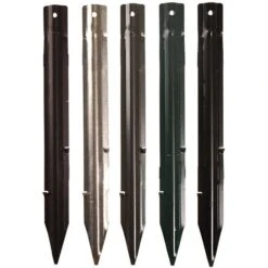 Permaloc Aluminum Edging, Set Of 6 Sections, 5 Colors -Gardeners Edge Sales vp pba stakes