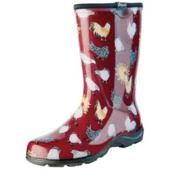 Sloggers Boots Red With Chickens 7 Sloggers Boots Red With Chickens -Gardeners Edge Sales vp slgbrc 2