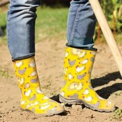 Sloggers Boots Daffodil Yellow With Chickens 8 Sloggers Boots Daffodil Yellow With Chickens -Gardeners Edge Sales vp slgbyc 2