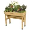VegTrug Wall Hugger Elevated Garden Bed Natural -Gardeners Edge Sales vp vtwhx