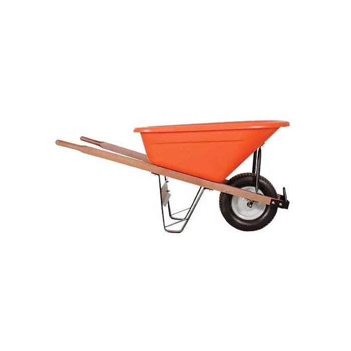 Leonard 6 Cubic Foot Capacity Poly Tray Wheelbarrows 4 Leonard 6 Cubic Foot Capacity Poly Tray Wheelbarrows - Image 2