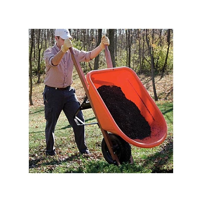 Leonard 6 Cubic Foot Capacity Poly Tray Wheelbarrows 8 Leonard 6 Cubic Foot Capacity Poly Tray Wheelbarrows - Image 6