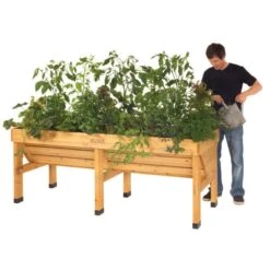 VegTrug Medium Elevated Garden Bed Natural -Gardeners Edge Sales vtmd 3