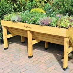 VegTrug Medium Elevated Garden Bed Natural -Gardeners Edge Sales vtmd 4