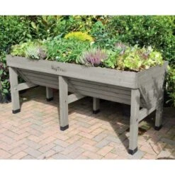VegTrug Medium Elevated Garden Bed, Gray Wash -Gardeners Edge Sales vtmdg 2