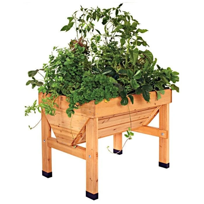 VegTrug Small Elevated Garden Bed Natural 3 VegTrug Small Elevated Garden Bed Natural