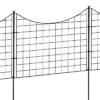 Zippity Black Metal Garden Fence, 25-Inch Tall