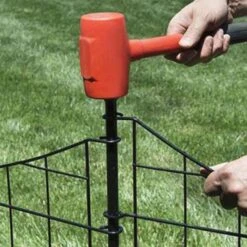 Zippity 39" Black Metal Garden Fence 5/PK -Gardeners Edge Sales wf29006 4