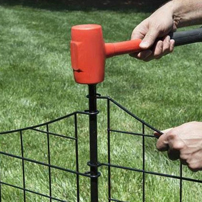 Zippity Black Metal Fence & Gate Kit - 24" Gate With (4) 25" Panels 6 Zippity Black Metal Fence & Gate Kit - 24" Gate With (4) 25" Panels - Image 4