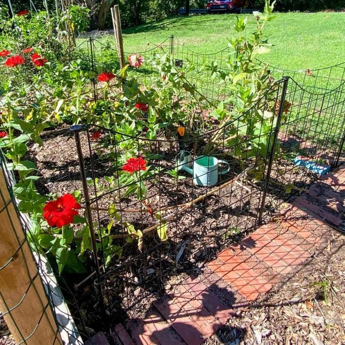 Zippity Black Metal Fence & Gate Kit - 24" Gate With (4) 25" Panels 5 Zippity Black Metal Fence & Gate Kit - 24" Gate With (4) 25" Panels - Image 3