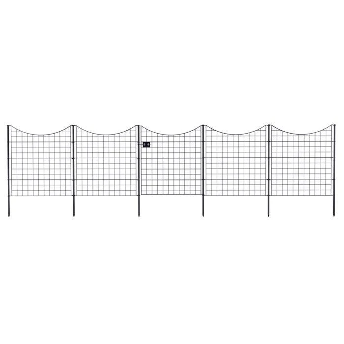 Zippity Black Metal Fence & Gate Kit - 38" Gate With (4) 39" Panels 3 Zippity Black Metal Fence & Gate Kit - 38" Gate With (4) 39" Panels