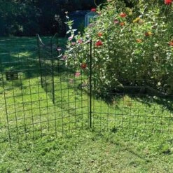 Zippity Black Metal Fence & Gate Kit - 38" Gate With (4) 39" Panels 10 Zippity Black Metal Fence & Gate Kit - 38" Gate With (4) 39" Panels -Gardeners Edge Sales wf29014 3