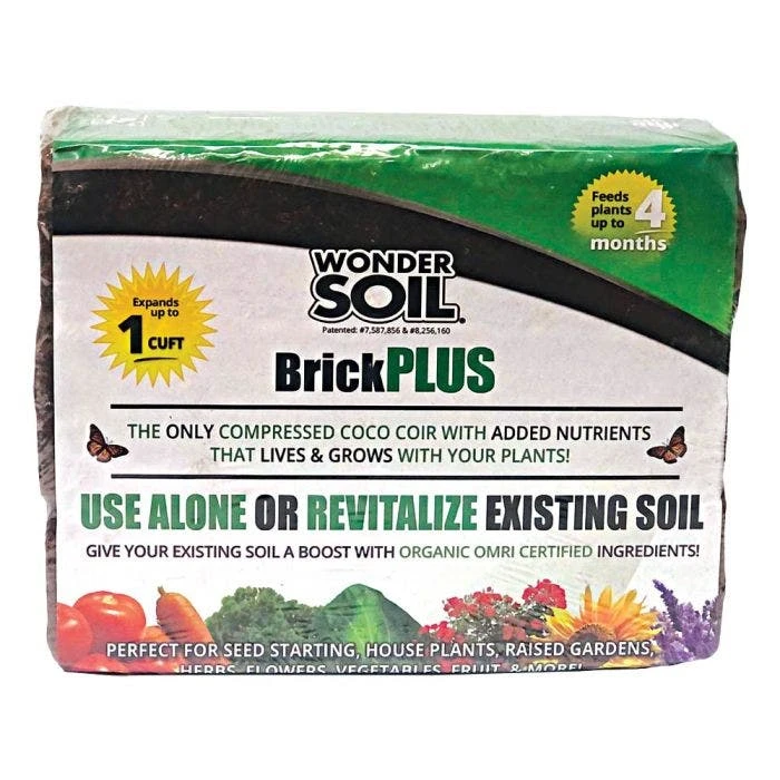 Wonder Soil Brick Plus, 24-Ounce Brick, Pack Of 3 3 Wonder Soil Brick Plus, 24-Ounce Brick, Pack Of 3